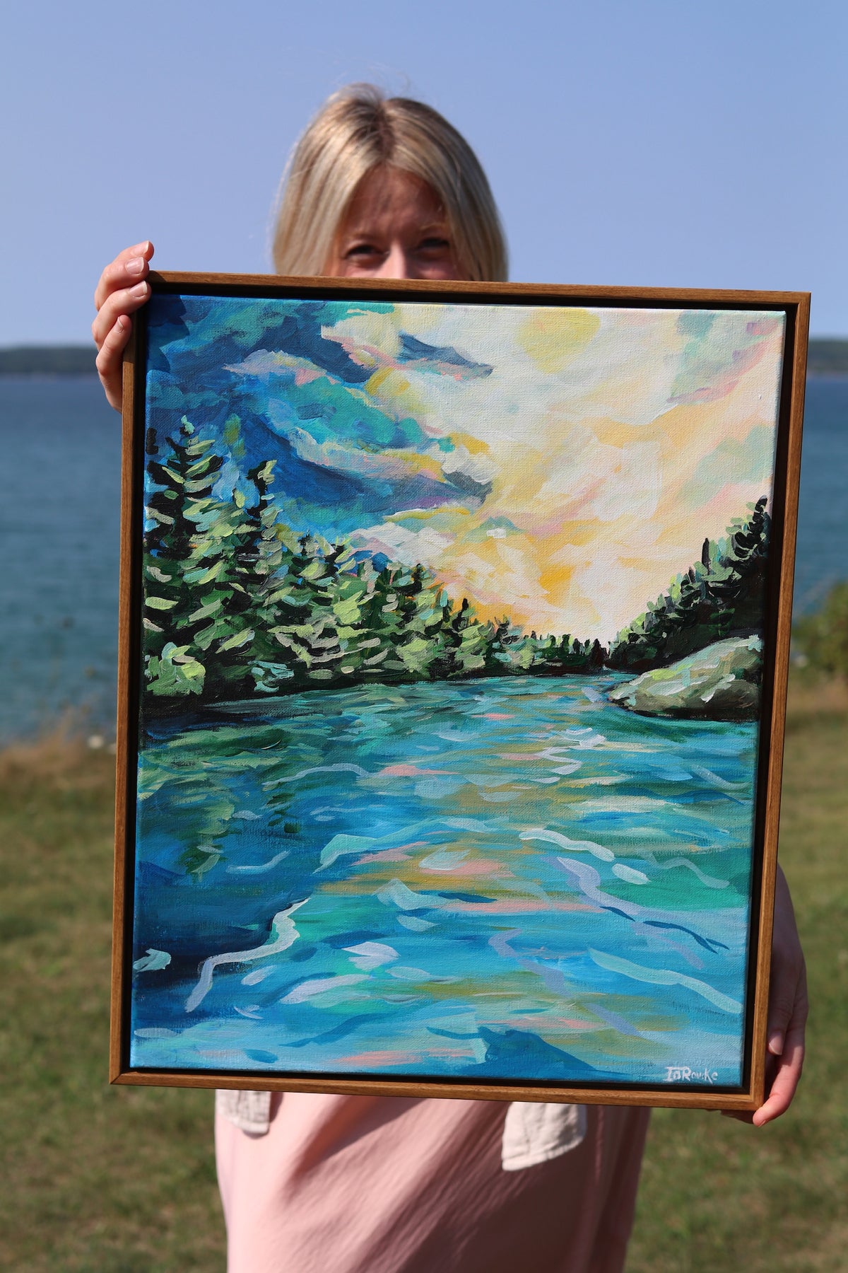 "Ausable" Original Painting, AuSable River Michigan Fine Art