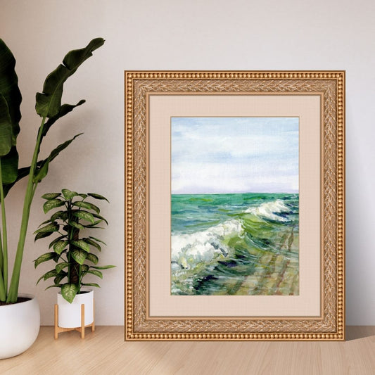 "Colors of the Waves" Michigan Beach Art Print, Great Lakes Wall Art